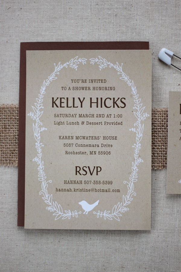 MY BABY SHOWER INVITATIONS » Kelly Hicks Design